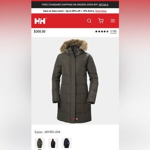 Helly Hansen Aden Parka NWT